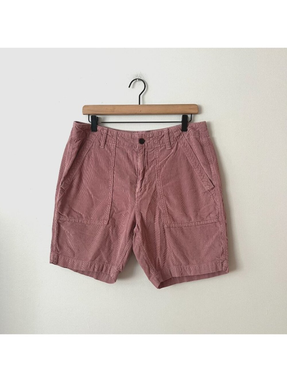 Outerknown Seventyseven Cord Utility Shorts Purple Men's Size 33